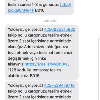 Aras Kargo Çınardere Şubesinin Ne Yaptığı Belli Değil