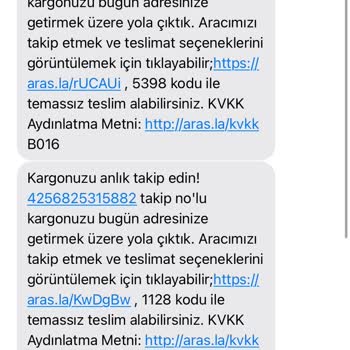 Aras Kargo Çınardere Şubesinin Ne Yaptığı Belli Değil