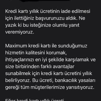 İş Bankası Kredi Kartı Aidat Mağduriyeti