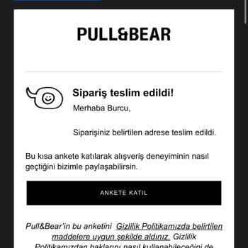 Pull And Bear Hesabımızı Habersiz Siliyor