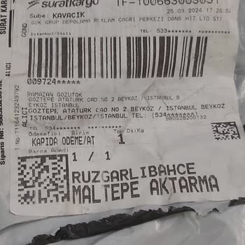 Lokman Hekim (Aktar) Ürün Şikayeti İle İlgili