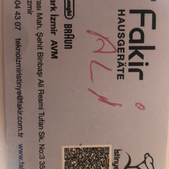 Fakir Ev Aletleri Yeni Aldığım Hava Temizleme Cihazının, Bir Ay Geçmeden Arızalanması V