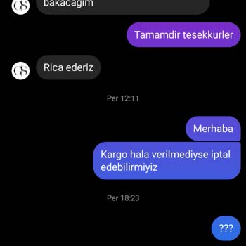 Gözlük Shop Verilmeyen Kargo Geri Gönderilmeyen Para