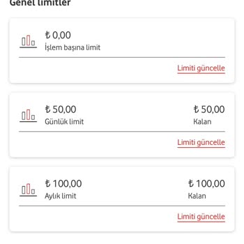 Vodafone Pay Vodafone Mobil Ödeme Limit Sorunu