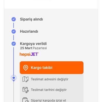 Kargom Hepsijet Te Hala Transfer Sürecinde