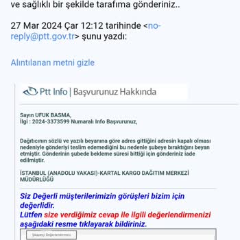 PTT Kargo İhmal Ve Dikkatsizlik Uzmanı.