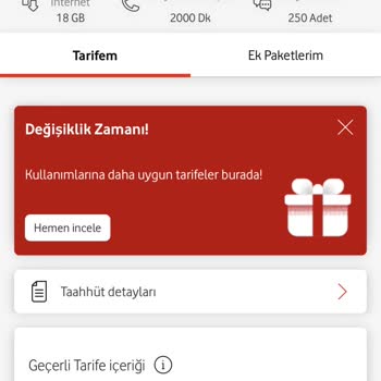 Vodafone Paketinin Söylenen Fiyat Olmaması