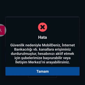 Denizbank Güvenlik Sorunu İnternet Bankacılığı