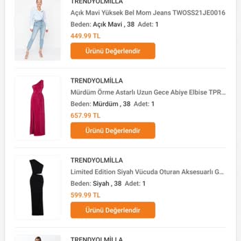 Trendyolmilla Ürünleri Kaybedip İade Reddi Verdi