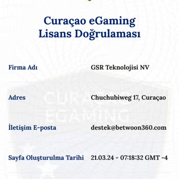Curaçao Egaming 11 Gündür Paramı İle İlgili Dönüş Yapılmadı