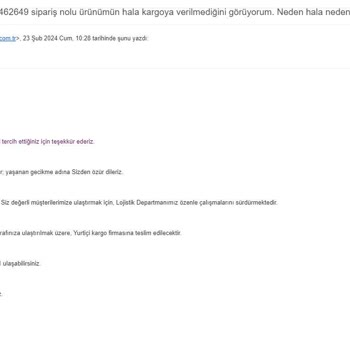 Spigen Türkiye Siparişimde Yaşanan Gecikme Ve İletişim Sorunu