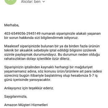 Amazon Siparişimi 9 Gün Sonra İptal Etti Çözüm Sunmadılar