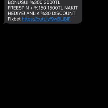 Vodafone Hattıma Gelen Bahis Mesaj Ların Dan Çok Rahatsızım