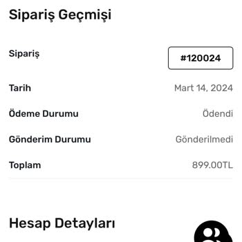 Milenay.com Gelmeyen Ürün