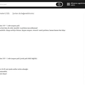 Aliexpress Eksik Teslimat Yanıltıcı İlan
