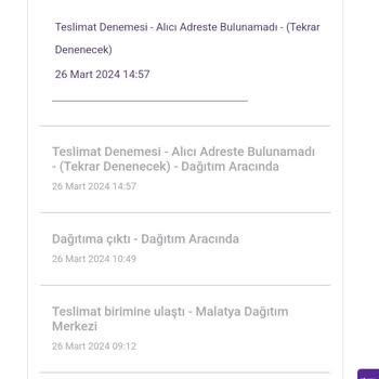 hepsiJET Bilgilendirme Yapılmadan İptal İşlemi Uygulanmıştır