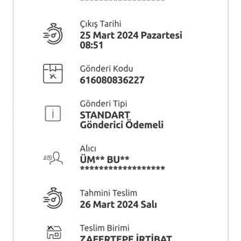 Yurtiçi Kargo Kargo Gönderdim Ancak Alıcıya Halen Ulaşmadı