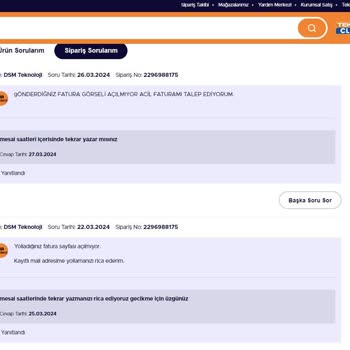 Teknosa Tekno Sa Fatura Sorunsalı