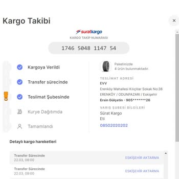 Sürat Kargo Kargomu Kaybetti. Bir Haftadır Beni Oyalıyor.