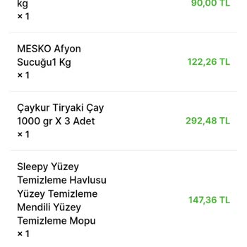 Yeşil Gross Sipariş Gecikmesi Ve İletişim Sorunu