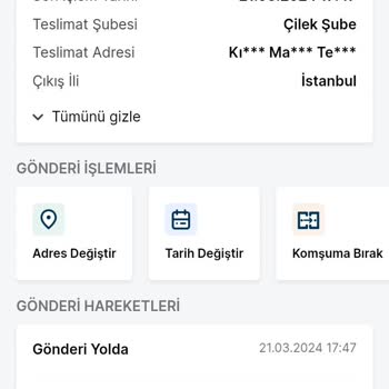 Trendyol Teslim Edilmeyen Kargo