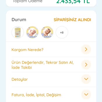 Ebebek Ne Ürün Gönderiyor Ne Paramı