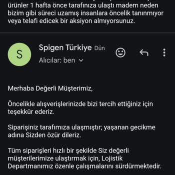 Spigen Ön Siparişli Ürün