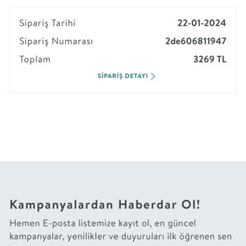Vivense Para İademi Gerçekleştirmiyor