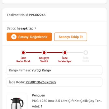 Trendyol Paramı İade Etmiyorlar