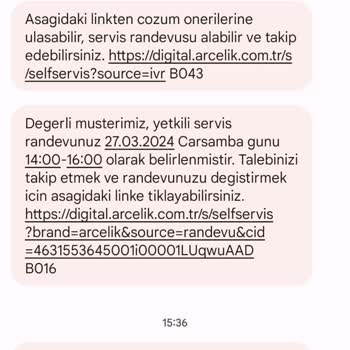 Yetkisiz Yetkili Servis Arçelik'te