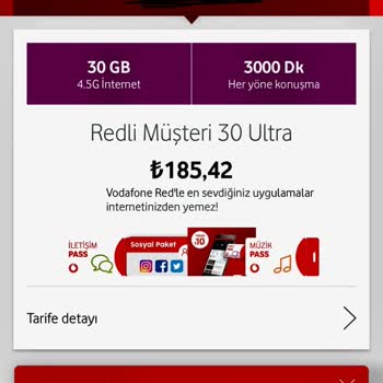 Vodafone Yüksek Gelen Fatura
