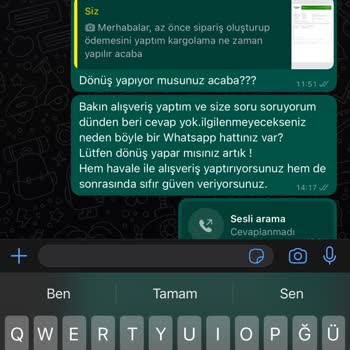 Strawberry Butik Dönüş Yapmıyor