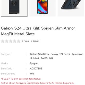 Spigen Firmasına Kargo Gecikmesi