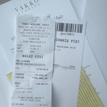 Vakko Wedding Zorlu Center Mağazası Şikayet