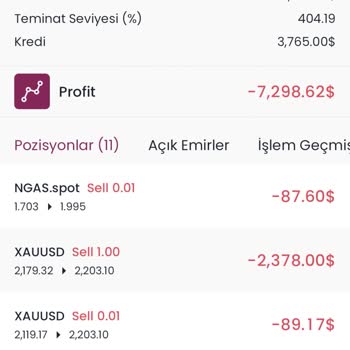 Finans Yatırım Uygulaması Zarar Ettirmek İçin Kurgulanmış.