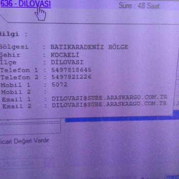 Aras Kargo Dilova Şubesinin Kargomun Teslimatının Yapmaması