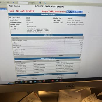 Aras Kargo Dilova Şubesinin Kargomun Teslimatının Yapmaması