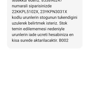 Yargıcı Stok Tükenmesi Sorunu