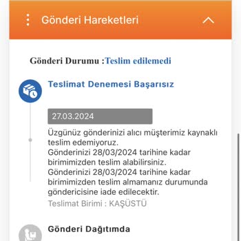 Trabzon Kaşüstü MNG Kargo Teslimat Sorunları