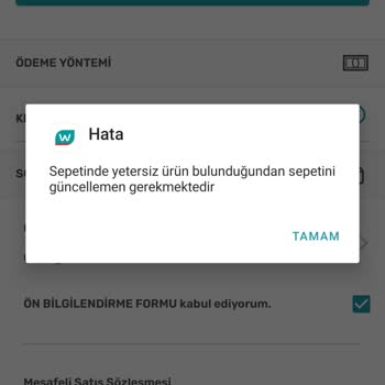 Watsons Sepette Yeterli Ürün Bulunmuyor