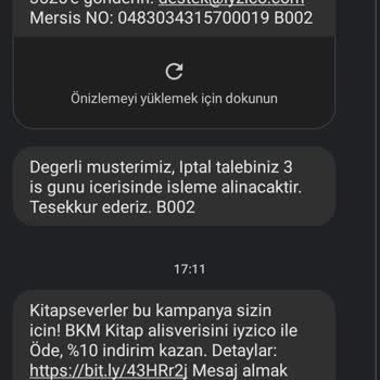 Iyzico SMS İptaline Rağmen Mesaj Gönderiyor