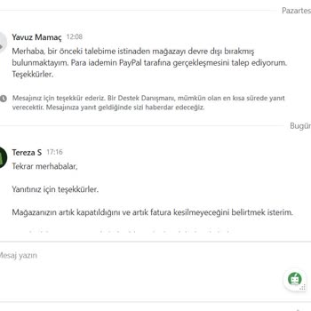 Shopify.com Shopify Kullanmadığım Hizmetin Ücret İadesini Yapmıyor.