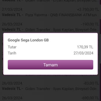 Google Play Google Habersiz Para Çekiyor. Google'a Kart No Girmeyin.