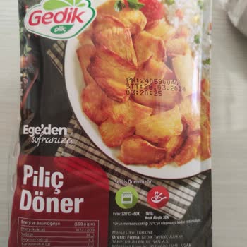 Gedik Piliç Yaprak Döner STT Gelmemesine Rağmen Şişmiş Ambalaj