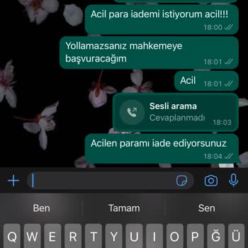 Blue Sky Organizasyon Siparişimi Göndermiyor! Mesajlarıma Cevap Yok!