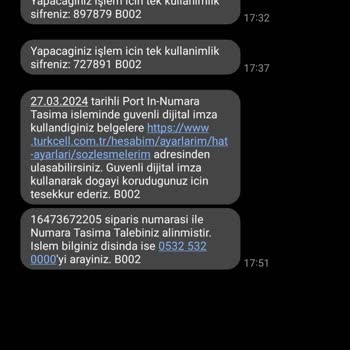 Turkcell Bilgim Dışı Dijital İmzam Kullanılarak Numaram Taşınmış