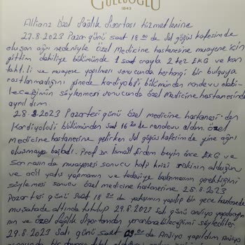 Allianz Sigorta Allianz Özel Sağlık Sigorta Mağduriyeti