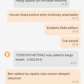 Trendyol Pazaryeri Gönderilmeyen Ürünümden Kargo Bedeli Aldı. 3002 TL