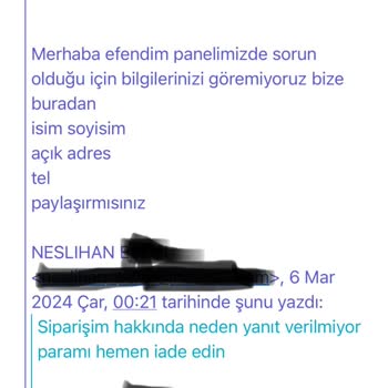 Tetra Tower Silpat Alımı Ürün Yok Firma Cevap İadede Yapmıyor Ulaşılamıyor