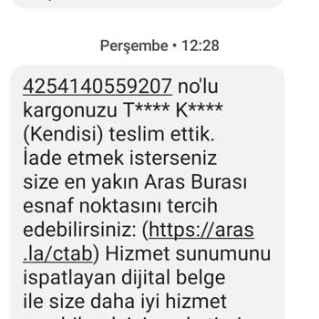 Aras Kargo Müşteri Hizmetlerine Ulaşamıyorum